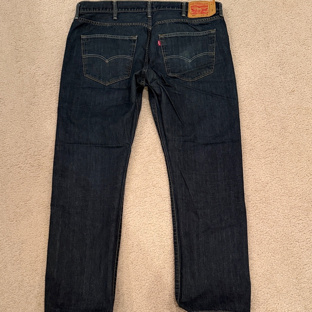 Levi's Dark Indigo Straight Jeans